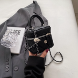 Ndyad Embroidery Mini Chain Crossbody Bag Single Shoulder Square Bag HZ1024