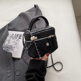 Ndyad Embroidery Mini Chain Crossbody Bag Single Shoulder Square Bag HZ1024