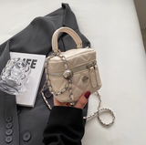 Ndyad Embroidery Mini Chain Crossbody Bag Single Shoulder Square Bag HZ1024