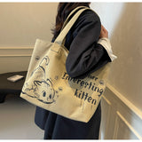 Ndyad large capacity canvas commuter shoulder bag HZ1024