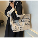Ndyad large capacity canvas commuter shoulder bag HZ1024