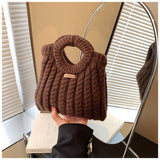 Ndyad simple knitted handbag HZ1024