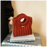 Ndyad simple knitted handbag HZ1024