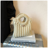 Ndyad simple knitted handbag HZ1024