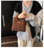 Ndyad simple knitted handbag HZ1024