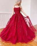 Ndyad tulle lace long prom dress lace tulle evening dress HZ1024