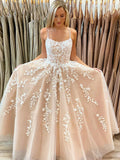 Ndyad tulle lace long prom dress lace tulle evening dress HZ1024