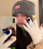Ndyad screen colorful ball warm gloves HZ1024