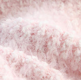 Ndyad 3D Flower Faux Mink Sweater HZ1024