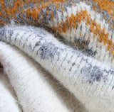 Ndyad Isle Vintage Contrast Cardigan Sweater HZ1024