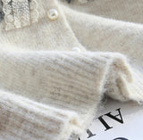 Ndyad Isle Vintage Contrast Cardigan Sweater HZ1024