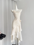 Ndyad ruffled suspender dress birthday dress HZ1024