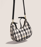 Ndyad woolen crescent bag shoulder messenger bag HZ1024