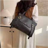 Evafashion texture large capacity commuter shoulder bag HZ1024