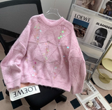 Ndyad sequined knitted sweater HZ1024