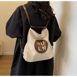 Ndyad Capacity Commuter Shoulder Tote Bag Canvas Backpack HZ1024