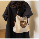 Ndyad Capacity Commuter Shoulder Tote Bag Canvas Backpack HZ1024