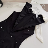 Evafashion A-line beaded Halter Short Prom Dress,Homecoming Dress HZ1024