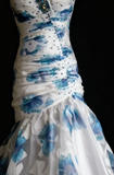 Ndyad Sweetheart Mermaid Long Prom Dresses Tulle Vintage Evening Dresses HZ1024