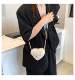 Ndyad chain heart crossbody bag HZ1024