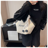 Ndyad versatile straw shoulder bag tote bag HZ1024