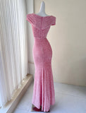 Ndyad Sweet Mermaid Dress Sequin Birthday Dress Princess Dress HZ1024