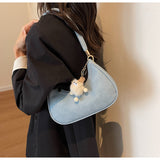 Ndyad hand-held single-shoulder crescent bag crossbody bag HZ1024