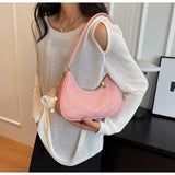 Ndyad hand-held single-shoulder crescent bag crossbody bag HZ1024