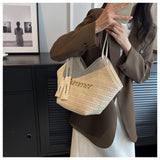 Ndyad versatile straw shoulder bag tote bag HZ1024