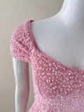 Ndyad Sweet Mermaid Dress Sequin Birthday Dress Princess Dress HZ1024