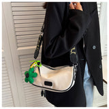 Evafashion casual wide shoulder strap shoulder bag HZ1024