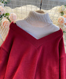 Ndyad Long Sleeve Sweater High Neck Sweater HZ1024